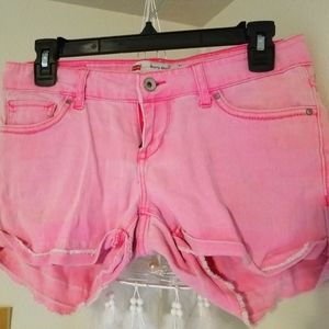 Bubble Gum Pink Levi's Shorts